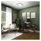 LED felületi lámpatest FLORI négyzet, fekete, 18W, semleges fehér