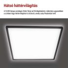 LED felületi lámpatest FLORI négyzet, fehér, 22W, semleges fehér