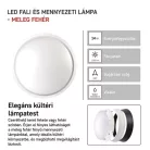 EMOS LED mennyezeti lámpa ZURI 14W 1000lm IP54 meleg fehér