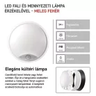 EMOS LED mennyezeti lámpa ZURI 14W 1000lm PIR érzékelővel IP54 meleg fehér