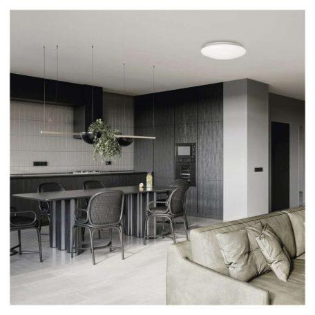 LED mennyezeti lámpatest TIVI, A CLASS, kerek, fehér 5,2W, IP44, Természetes fehér