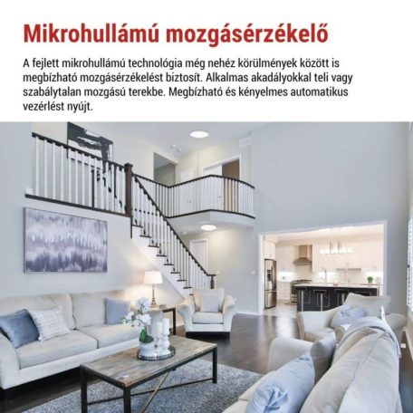 LED mennyezeti lámpatest TIVI, A CLASS,  MW, kerek, fehér 8,6W, IP44, Természetes fehér