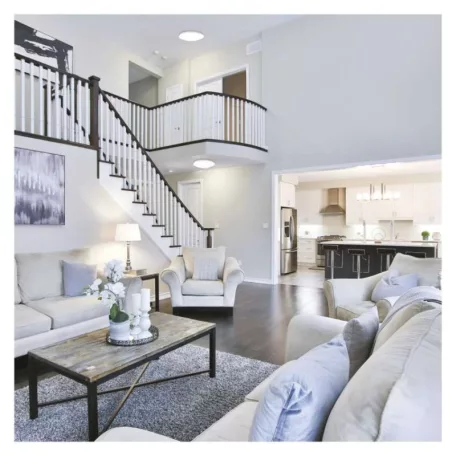 LED mennyezeti lámpatest TIVI, A CLASS,  MW, kerek, fehér 8,6W, IP44, Természetes fehér