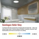 LED mennyezeti lámpatest TIVI, A CLASS, MW sen.kerek, fehér 12,5W, IP44, Természetes fehér