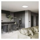 LED mennyezeti lámpatest TIVI, A CLASS, kerek, fehér 19W, IP44, Természetes fehér