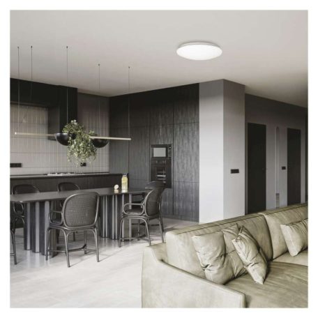 LED mennyezeti lámpatest TIVI, A CLASS, kerek, fehér 19W, IP44, Természetes fehér