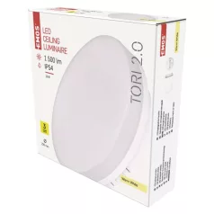 EMOS LED MENNYEZETI LÁMPA TORI 15W WW IP54