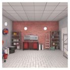 EMOS LED MENNYEZETI LÁMPA TORI 24W WW IP54