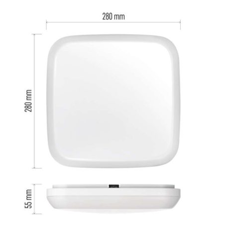 EMOS Dori LED mennyezeti lámpa 24,5W 2450lm IP54 term. fehér