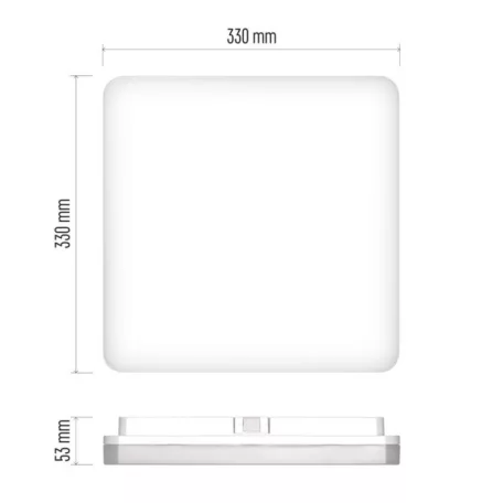 EMOS LED MENNYEZETI LÁMPA TORI 24W NW IP54