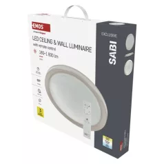   EMOS LED mennyezeti lámpa SABI 30W 1800lm dimm. állítható színhőmérséklet