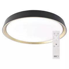   ILVI LED-es felületre szerelhető lámpa, kör alakú, 45 W, fényerő-szabályozás + CCT, feket