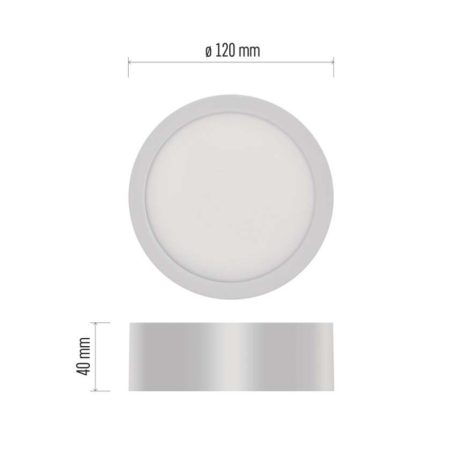 LED felületi lámpatest NEXXO, kerek, fehér, 7,6W, CCT