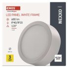 LED felületi lámpatest NEXXO, kerek, fehér, 7,6W, Természetes fehér