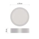LED felületi lámpatest NEXXO, kerek, fehér, 12,5W, CCT