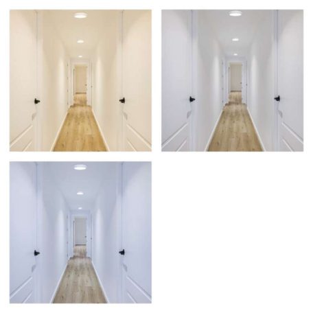 LED felületi lámpatest NEXXO, kerek, fehér, 12,5W, CCT