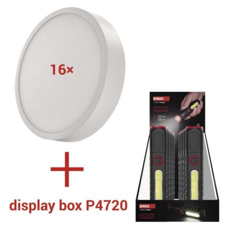 LED-es felületi lámpatest NEXXO, kerek, fehér, 21W, semleges fehér