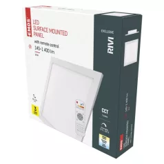   EMOS LED MENNYEZETI PANEL RIVI 30x30, 20W, DIMM., ÁLLÍTHATÓ SZÍNHŐM.
