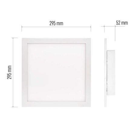 EMOS LED MENNYEZETI PANEL RIVI 30x30, 20W, DIMM., ÁLLÍTHATÓ SZÍNHŐM.