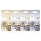 EMOS LED MENNYEZETI PANEL RIVI 60x60, 40W, DIMM., ÁLLÍTHATÓ SZÍNHŐM.
