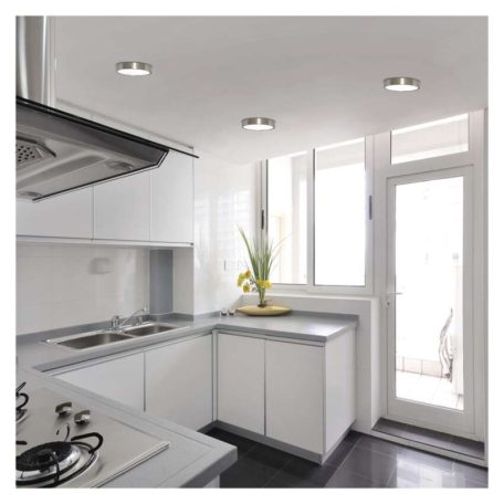 LED felületi lámpatest NEXXO, kerek, ezüst, 12,5W, CCT