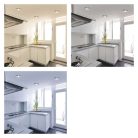 LED felületi lámpatest NEXXO, kerek, ezüst, 12,5W, CCT