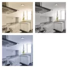 LED felületi lámpatest NEXXO, kerek, ezüst, 21W, CCT