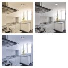 LED felületi lámpatest NEXXO, kerek, ezüst, 28,5W, CCT