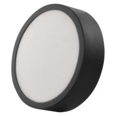 LED felületi lámpatest NEXXO, kerek, fekete, 12,5W, CCT