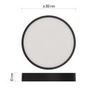 LED felületi lámpatest NEXXO, kerek, fekete, 28,5W, CCT