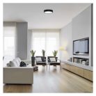 LED felületi lámpatest NEXXO, kerek, fekete, 28,5W, CCT