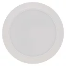 LED felületi lámpatest RUBIC, kerek, fehér, 18W, természetes fehér