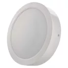 LED felületi lámpatest RUBIC, kerek, fehér, 24W, természetes fehér