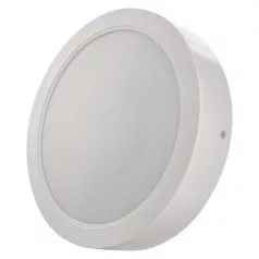   LED felületi lámpatest RUBIC, kerek, fehér, 24W, természetes fehér