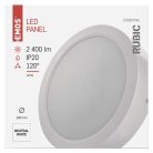 LED felületi lámpatest RUBIC, kerek, fehér, 24W, természetes fehér
