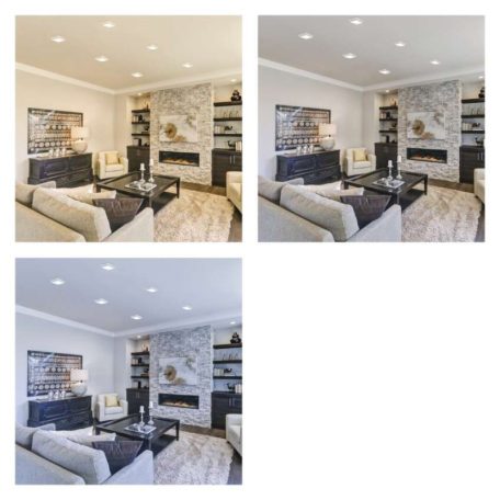 LED felületi lámpatest NEXXO, négyzet, fehér, 7,6W, CCT