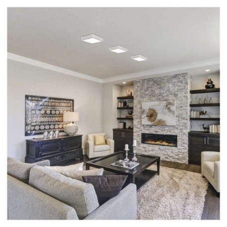 LED felületi lámpatest NEXXO, négyzet, fehér, 12,5W,Természetes fehér