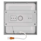 LED felületi lámpatest NEXXO, négyzet, fehér, 12,5W,Természetes fehér