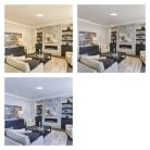 LED felületi lámpatest NEXXO, négyzet, fehér, 21W, CCT