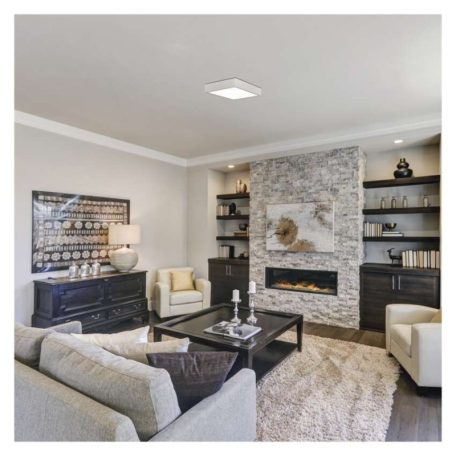 LED felületi lámpatest NEXXO, négyzet, fehér, 28,5W,Természetes fehér