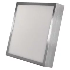 LED felületi lámpatest NEXXO, négyzet, ezüst, 21W, CCT