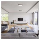 LED felületi lámpatest NEXXO, négyzet, ezüst, 21W, CCT