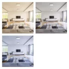 LED felületi lámpatest NEXXO, négyzet, ezüst, 21W, CCT