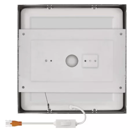 LED felületi lámpatest NEXXO, négyzet, ezüst, 21W, CCT