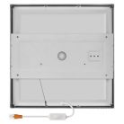 LED felületi lámpatest NEXXO, négyzet, ezüst, 28,5W, CCT