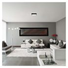 LED felületi lámpatest NEXXO, négyzet, fekete, 21W, CCT