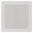 LED felületi lámpatest RUBIC, négyzet, fehér, 18W, természetes fehér