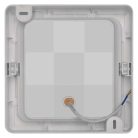 LED felületi lámpatest RUBIC, négyzet, fehér, 18W, természetes fehér