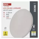 LED felületi lámpatest DIONI kerek, fehér, 15W, CCT