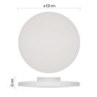 LED felületi lámpatest DIONI kerek, fehér, 32W, CCT